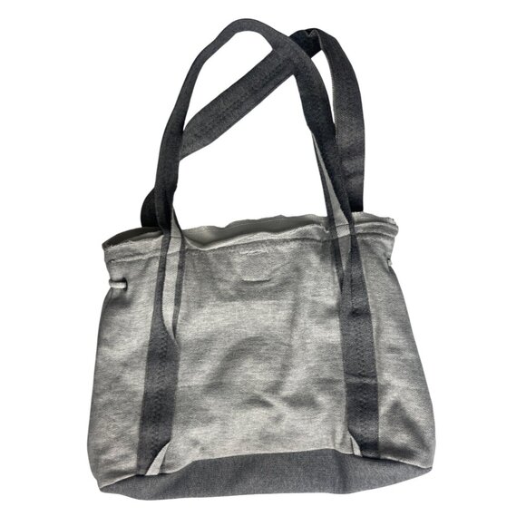 West Virginia University Hoodie Tote Bag Purse Gray Yellow Snap Closure - Picture 2 of 8